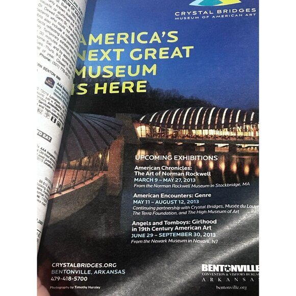 AAA Arkansas Kansas Missouri Oklahoma Travel Guide Road Map Tourbook 2013 - Picture 3 of 5